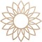 Ekena Millwork Daisy Wood Fretwork Pierced Ceiling Medallion, Alder, 18"OD x 6 1/4"ID x 3/8"T CMWP18X18X0375DAAL - alternate 1